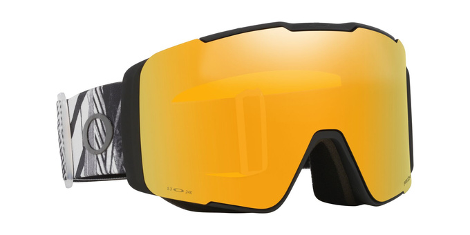 Gogle Oakley Line Miner Pro L Black Forge/Prizm 24K Iridium + Dodatkowa Szyba Prizm Snow Sage Gold Iridium - 2025/26