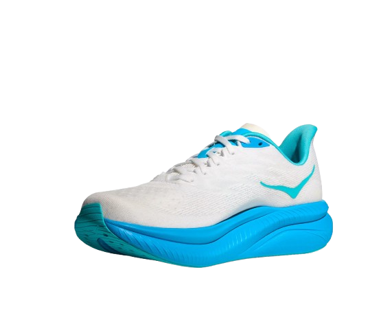 Buty męskie Hoka Mach 6 White/Skyward Blue