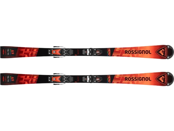 Skis Rossignol Hero Athlete Multievent 127-148 + NX 7 GW Lifter Black Hot Red - 2025/26