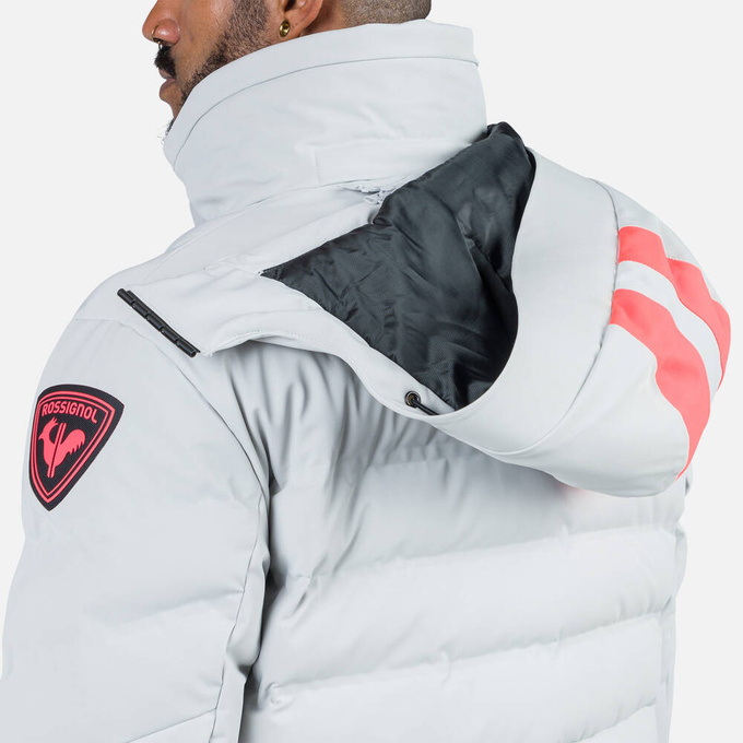 Skijacke Rossignol Hero Blackside Puffy JKT Soft Gray - 2024/25