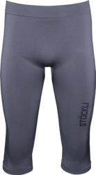 Thermounterwäsche Stoeckli Underwear Seamless 3/4 Pants Anthracite - 2024/25