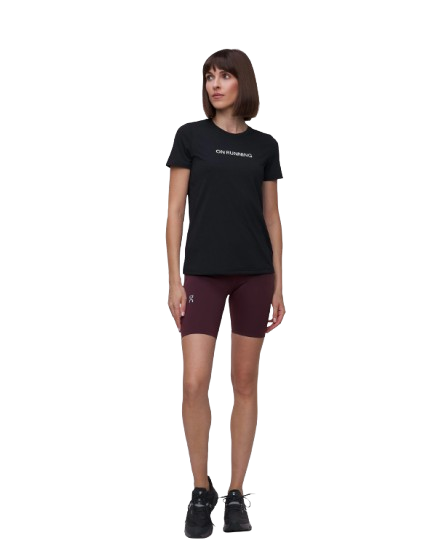 Koszulka On Running RUN ON-T Women Black - 2025