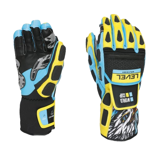 Rękawice Level Worldcup CF Yellow/Blue - 2025/26