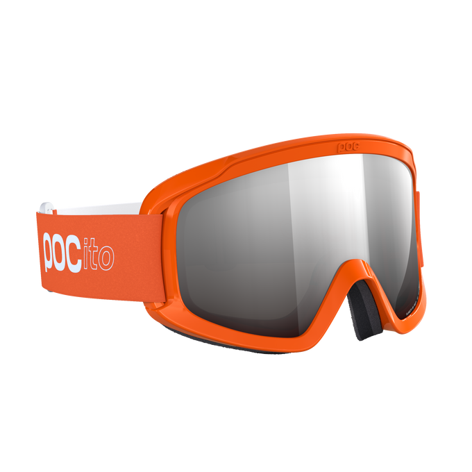 Gogle POC POCito Opsin Fluorescent Orange/Partly Sunny Silver - 2025/26