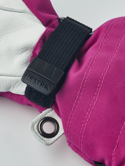 Rękawice Hestra Army Leather Heli Ski Jr. Fuchsia - 2025/26