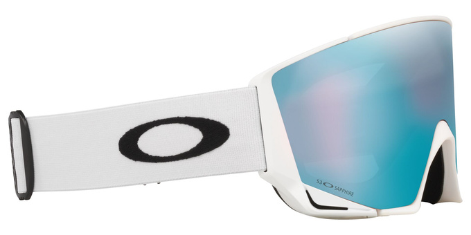 Gogle Oakley Flow Scape L Matte White/Prizm Snow Sapphire Iridium + Dodatkowa Szyba Prizm Snow Iced Iridium - 2025/26