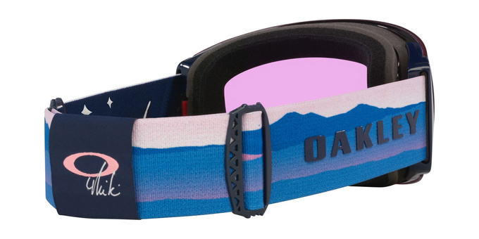 Gogle Oakley Flight Deck Pro L Mikaela Shiffrin Sig/Prizm Snow Iced Iridium + Dodatkowa Szyba Prizm Snow Sapphire Iridium - 2025/26