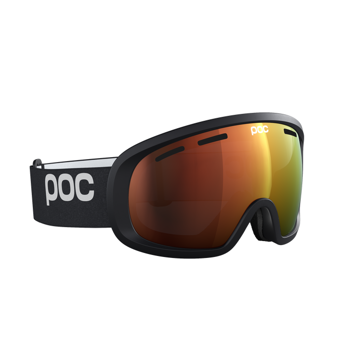 Skibrille POC Fovea Mid Uranium Black/Partly Sunny Orange - 2025/26