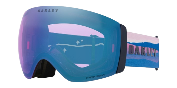 Gogle Oakley Flight Deck Pro L Mikaela Shiffrin Sig/Prizm Snow Iced Iridium + Dodatkowa Szyba Prizm Snow Sapphire Iridium - 2025/26