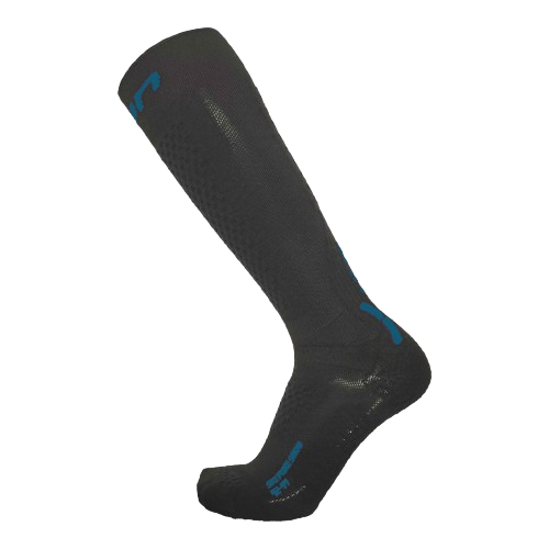 Ski socks UYN Man Ski One Pure Snow Socks Black/Blue - 2025/26