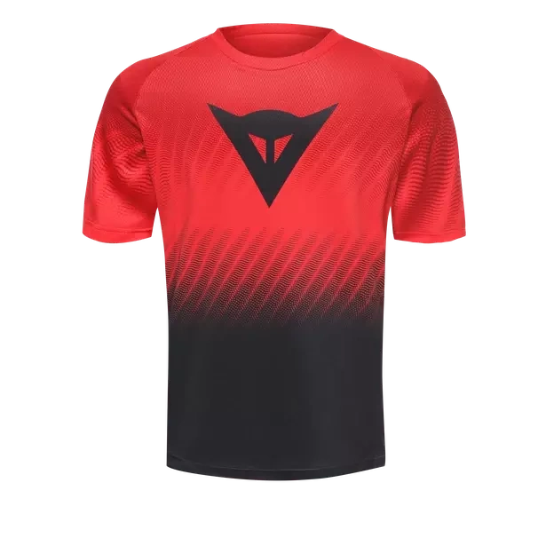 Cycling Jersey Dainese Scarabeo Jersey LS High-Risk-Red/Black - 2023