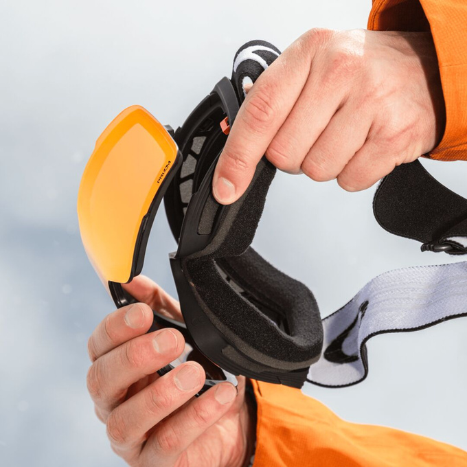 Gogle Oakley Line Miner Pro L Black Reinforce/Prizm Snow Torch Iridium + Dodatkowa Szyba Prizm Snow Iced Iridium - 2025/26