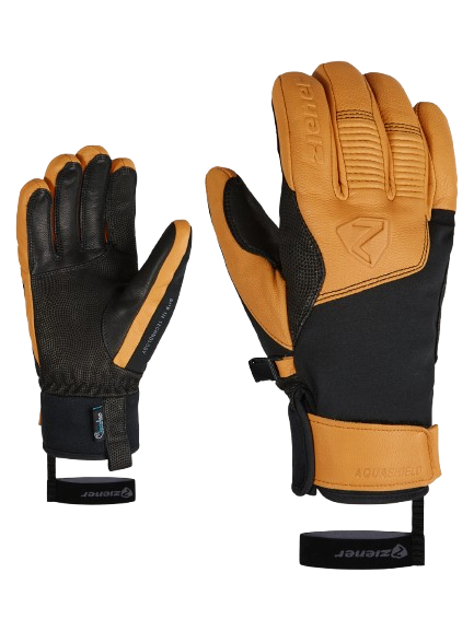 Rękawice Ziener Ganzenberg-z As® Aw Glove Man Black Tan - 2025/26