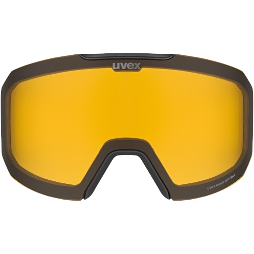Goggles Uvex Evidnt ATTRACT V Black Matt/Mirror Green + spare lens - 2025/26