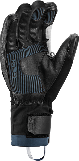 Gloves LEKI Hevon Pro 3D Black/Marine - 2025/26