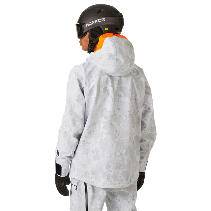 Kurtka narciarska Helly Hansen Sogn Shell 2.0 Jacket Grey Fog Snow Camo Aop - 2024/25 