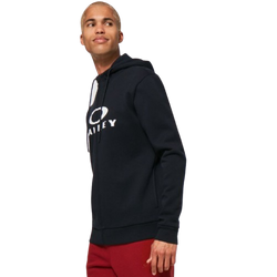 Bluza Oakley Bark FZ Hoodie 2.0 Black/White