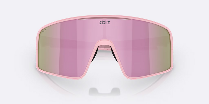 Okulary BLIZ P001 Frame Matte Powder Pink with Brown W Rose Multi Lenses