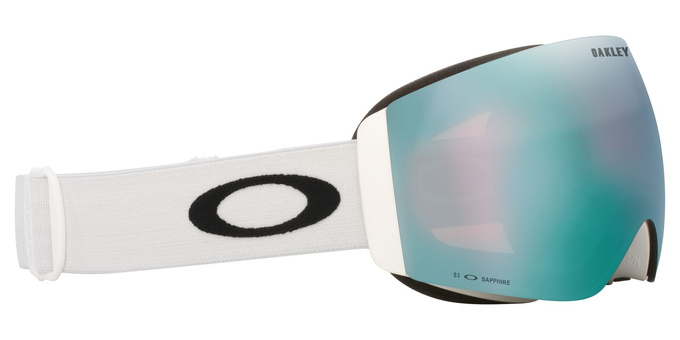 Gogle Oakley Flight Deck Pro M Matte White/Prizm Snow Sapphire Iridium + Dodatkowa Szyba Prizm Snow Iced Iridium - 2025/26