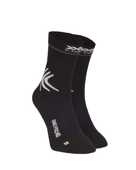 Skarpety rowerowe X-SOCKS Bike Pro 4.0 Men Opal Black/Arctic White - 2024