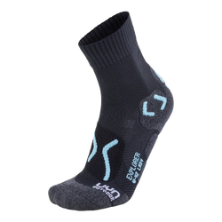Outdoor Socks UYN Trekking Explorer Outdoor Explorer Woman Black/Water Green
