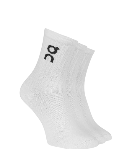 Skarpety On Running Logo Sock High 3Pack White 2025