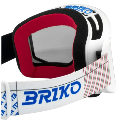 Gogle Briko Vulcano Mask Italia White/Science Blue - 2025/26