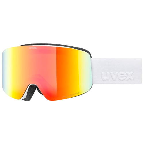 Gogle Uvex PWDR FM White Matt/Mirror Rainbow - 2025/26