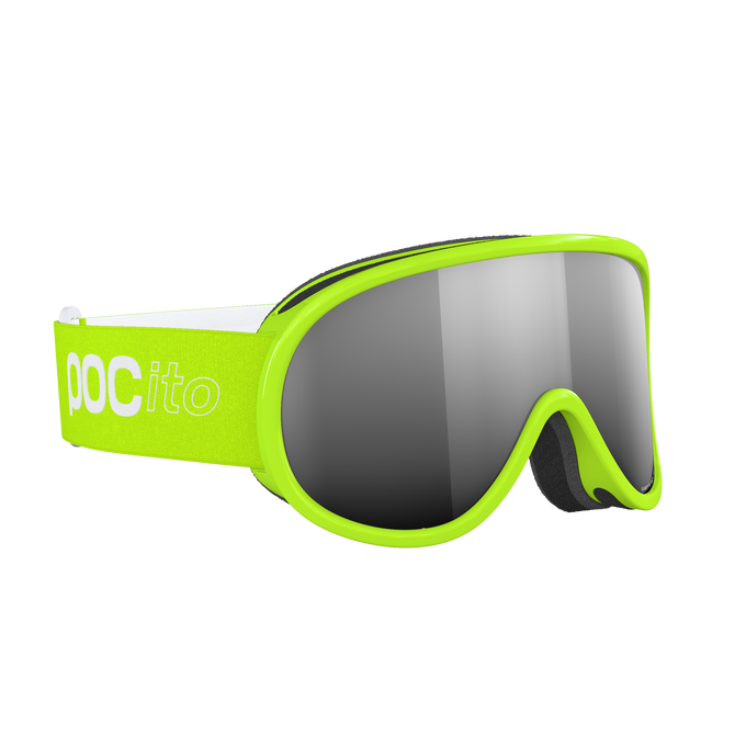 Gogle POC Pocito Retina Fluorescent Yellow/Green/Partly Sunny Silver - 2025/26
