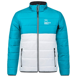 Kurtka puchowa HEAD Race Kinetic Jacket Junior Blue/White - 2025/26