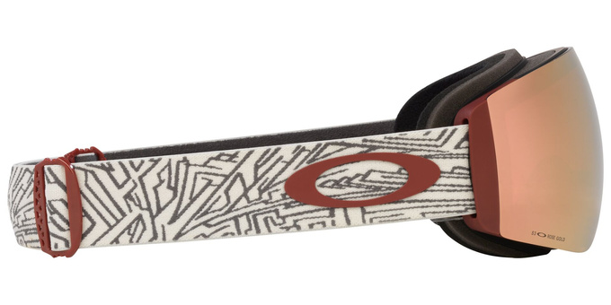 Gogle Oakley Flight Deck Pro M Matte Black/Prizm Rose Gold Iridium + Dodatkowa Szyba Prizm Snow Black Iridium - 2025/26