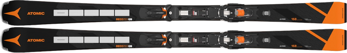 Skis Atomic Redster Q9 Revoshock S + X 12 GW Black/Orange - 2024/25