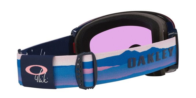 Gogle Oakley Flight Deck Pro M Mikaela Shiffrin Sig/Prizm Snow Iced Iridium + Dodatkowa Szyba Prizm Snow Sapphire Iridium - 2025/26