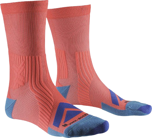 Skarpety rowerowe X-SOCKS Bike Expert Crew Sunset/Twyce Blue - 2024