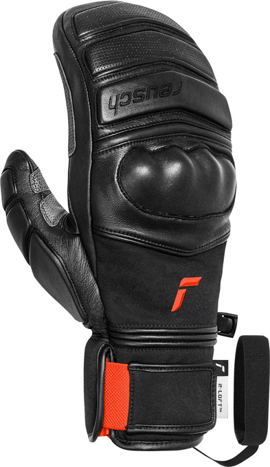 Rękawice Reusch World Champ Mitten Black/Fluo Red - 2025/26