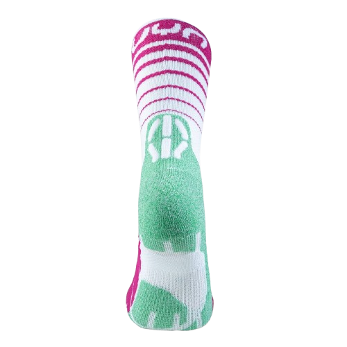 Skarpety trekkingowe UYN Woman Runner's Five Socks White/Fuchsia/Green