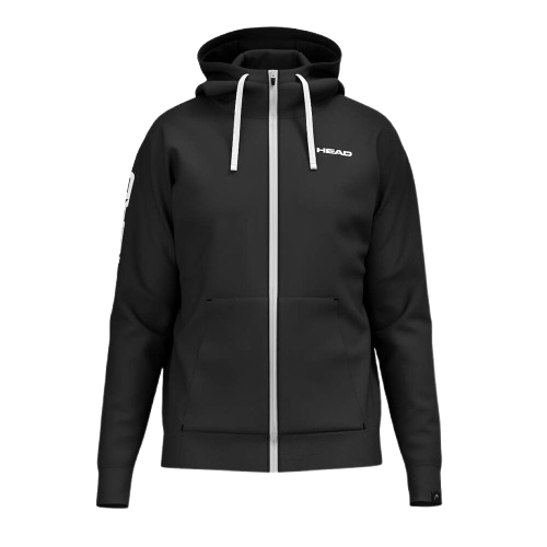 HEAD Hoodie FZ Unisex Black - 2025/26