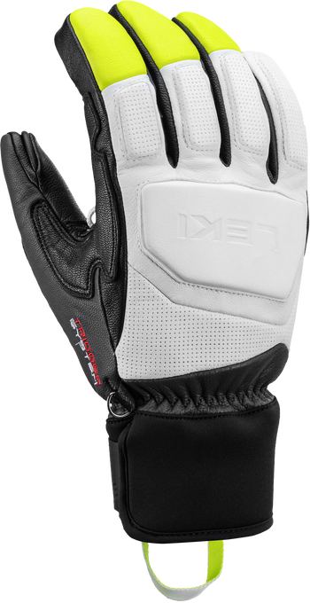 Rękawice LEKI Griffin Prime 3D White/Neon - 2025/26