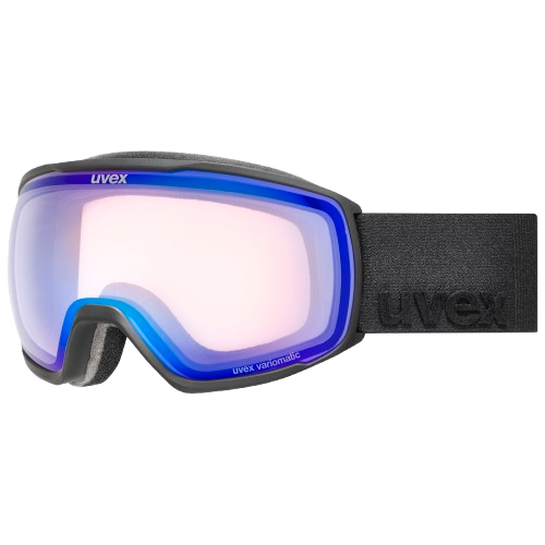 Gogle Uvex Victorious V Black Matt/Mirror Blue - 2025/26