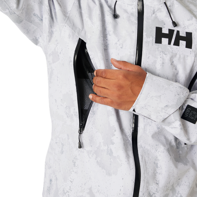Kurtka narciarska Helly Hansen Sogn Shell 2.0 Jacket Grey Fog Snow Camo Aop - 2024/25 