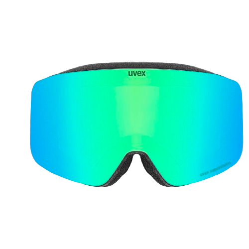 Brille Uvex PWDR FM Black Matt/Mirror Green - 2025/26