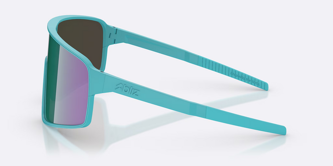 Okulary BLIZ P001 Frame Matte Turquoise with Blue Green Lenses