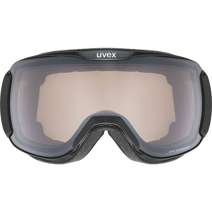Gogle UVEX Downhill 2100 V Black Shiny/Silver - 2023/24