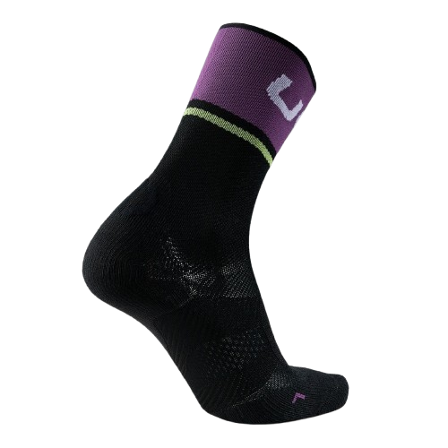 Skarpety trekkingowe UYN Woman Cycling One Light Socks  Black/Violet