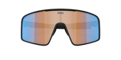 Okulary BLIZ P001 Matte Black Frame / Coral/Orange Mirror Blue Lenses