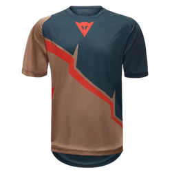 Koszulka rowerowa Dainese HgAER Jersey Ss Brown/Blue/Red