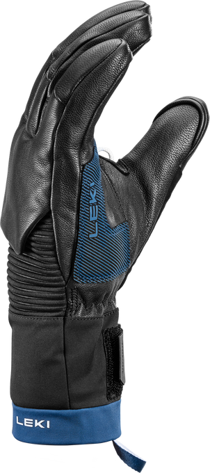 Gloves LEKI Hevon Pro 3D Black/Marine - 2025/26