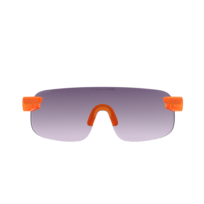 Okulary POC Elicit Fluo. Orange Translucent/Clarity Road/Partly Sunny Gold