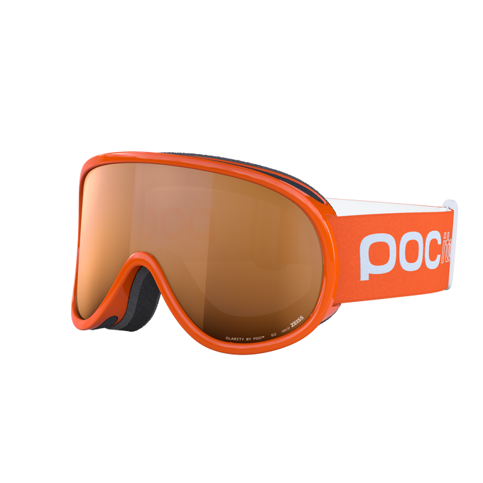 Gogle POC Pocito Retina Fluorescent Orange/Partly Sunny Light Orange - 2025/26