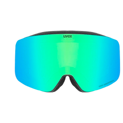 Brille Uvex PWDR FM Black Matt/Mirror Green - 2025/26